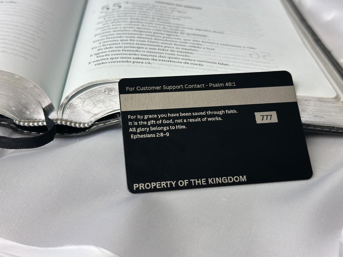 He Paid It All — Stainless Steel Card