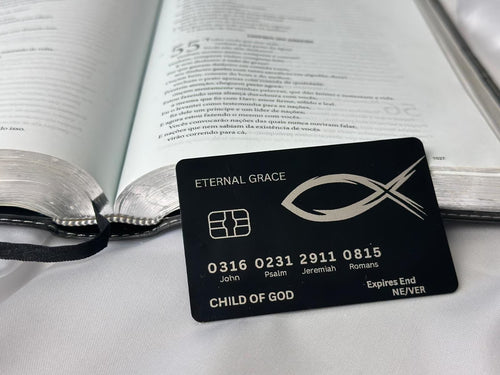 He Paid It All — Stainless Steel Card
