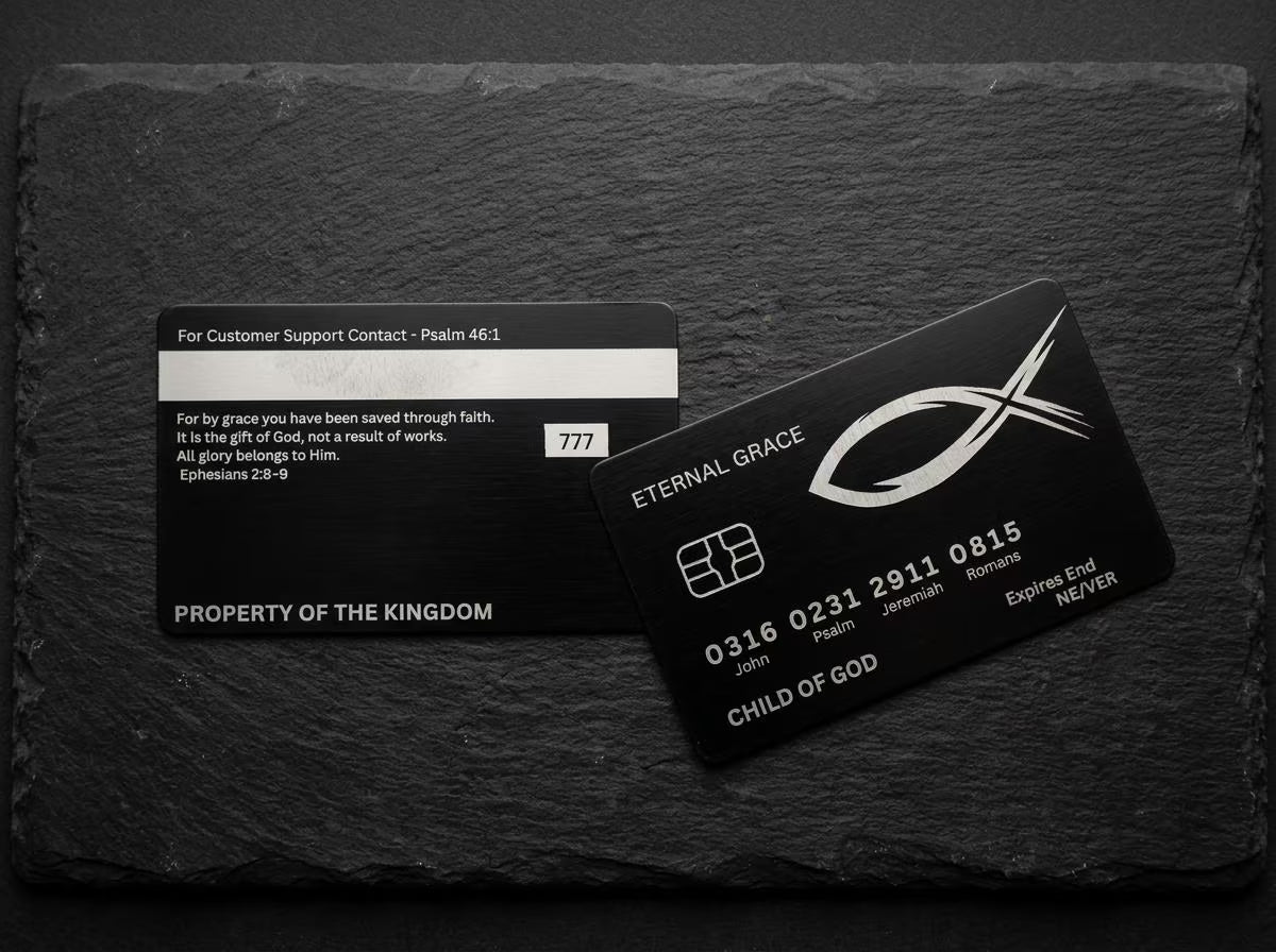 He Paid It All — Stainless Steel Card
