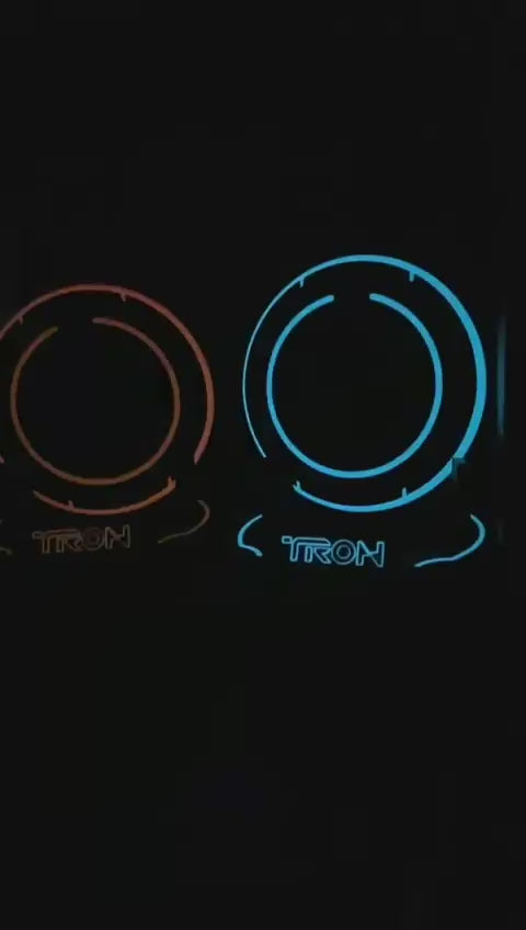 Tron Disc and display stand demonstration — silent video